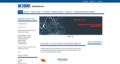Desktop Screenshot of ism-ne.org
